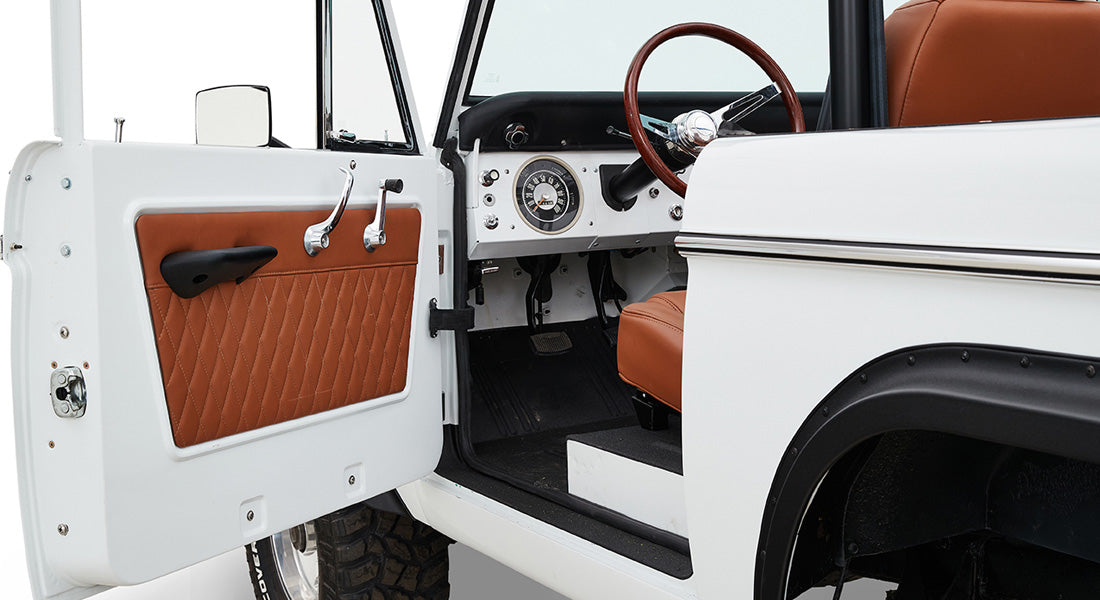 Classic Ford Bronco interior