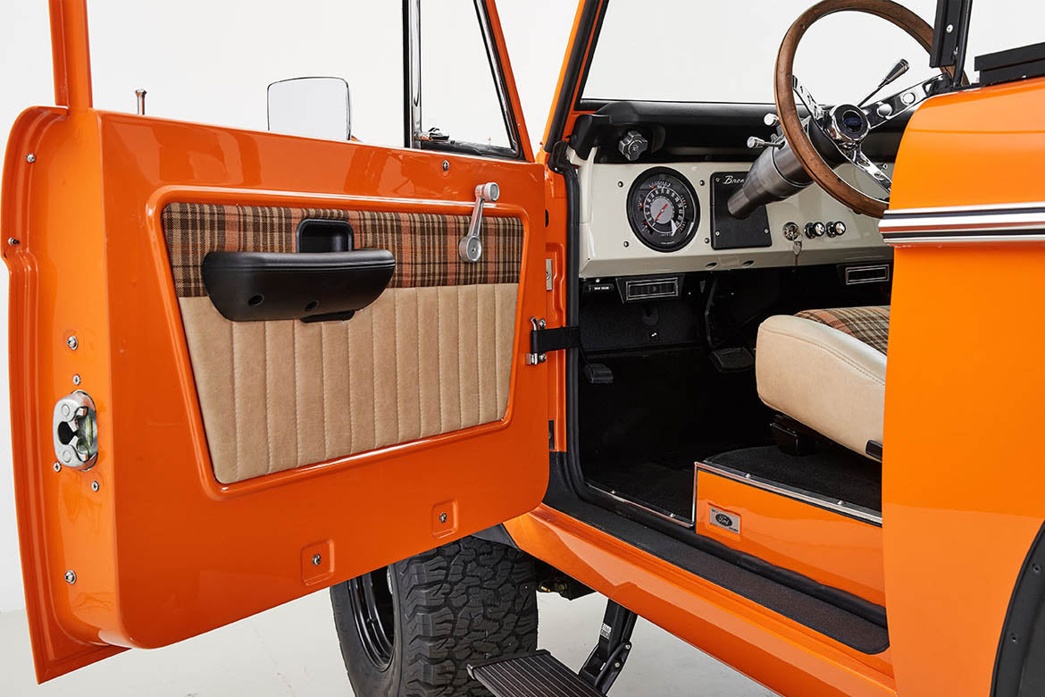 Classic Ford Bronco interior