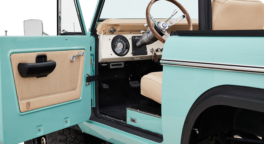 Classic Ford Bronco interior