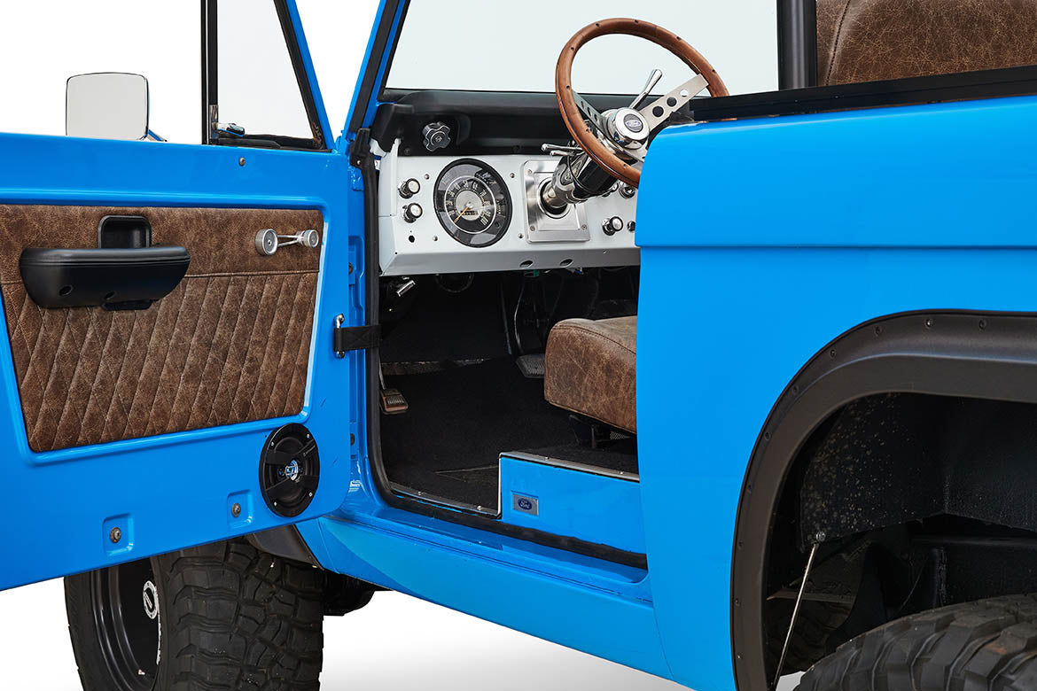 Classic Ford Bronco interior
