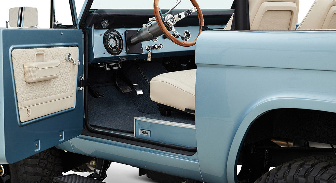 Classic Ford Bronco interior