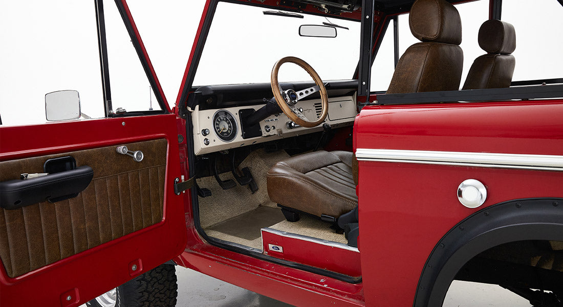 Classic Ford Bronco interior