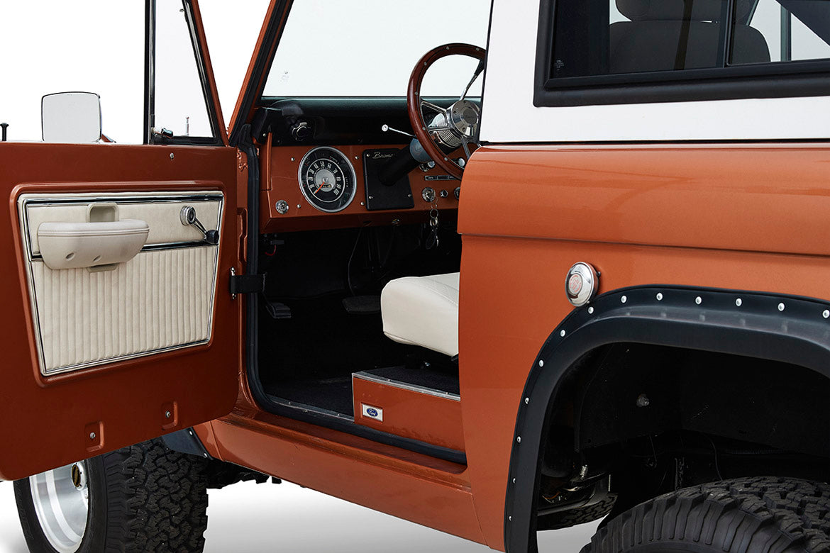 Classic Ford Bronco interior