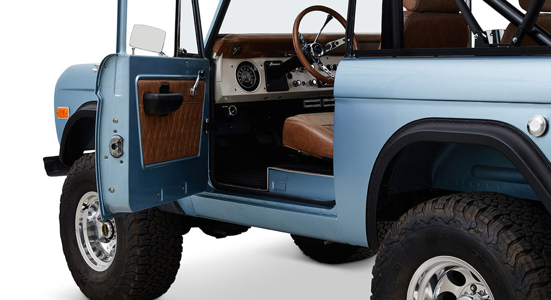 Classic Ford Bronco interior