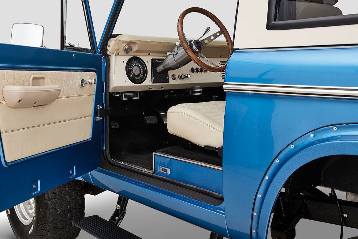 Classic Ford Bronco interior