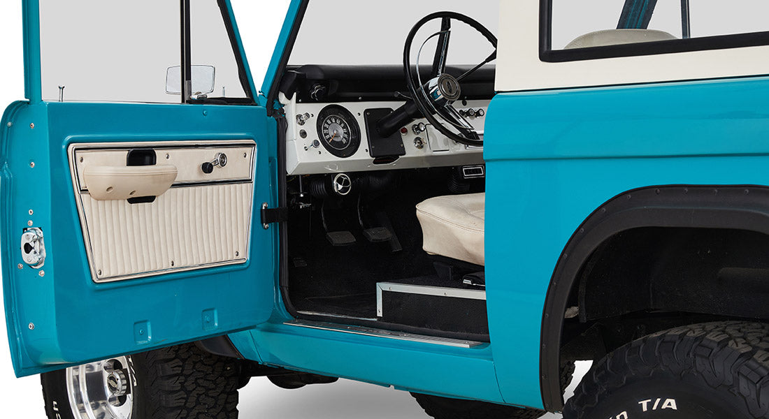 Classic Ford Bronco interior