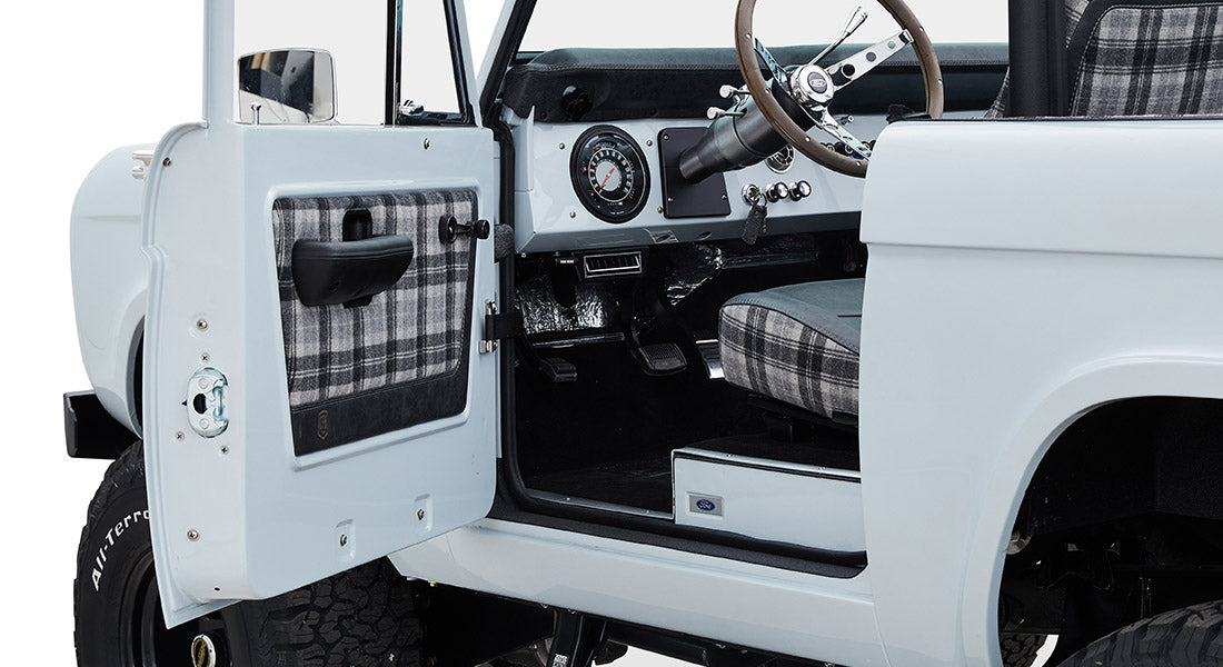 Classic Ford Bronco interior