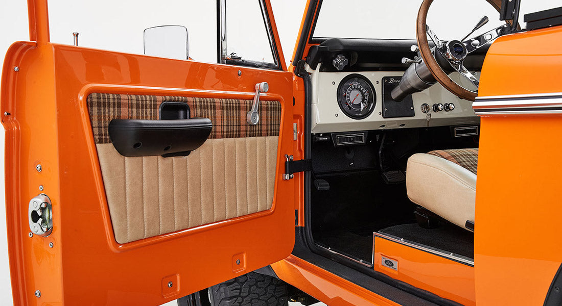 Classic Ford Bronco interior