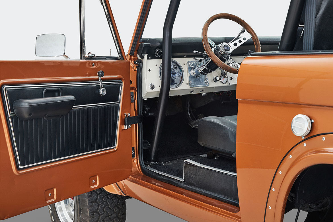 Classic Ford Bronco interior