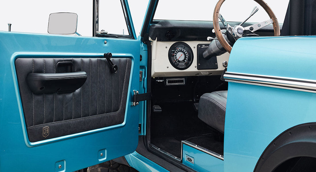 Classic Ford Bronco interior