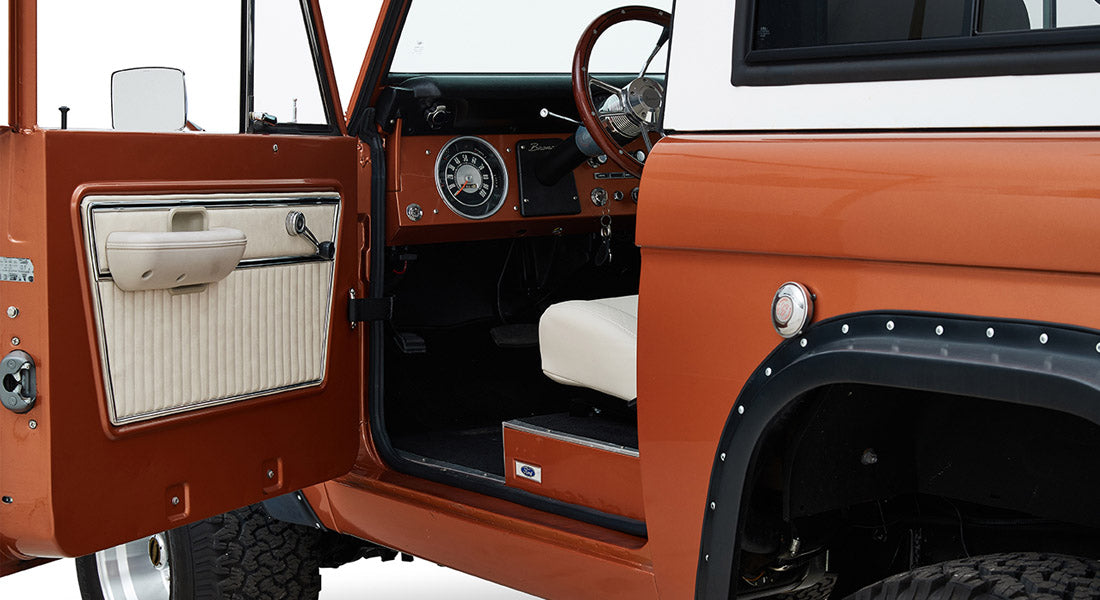 Classic Ford Bronco interior