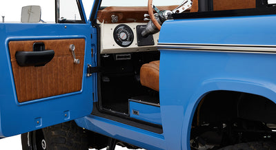 Classic Ford Bronco interior