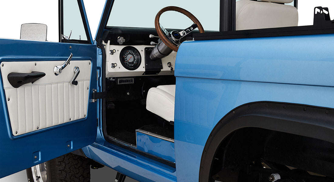 Classic Ford Bronco interior