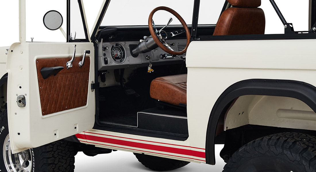 Classic Ford Bronco interior