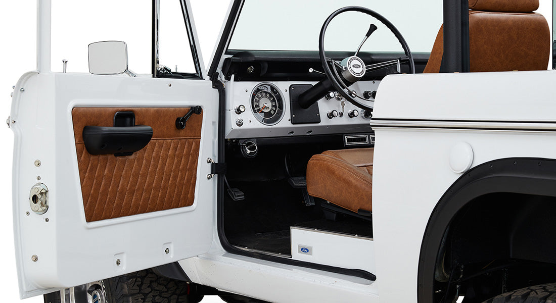 Classic Ford Bronco interior