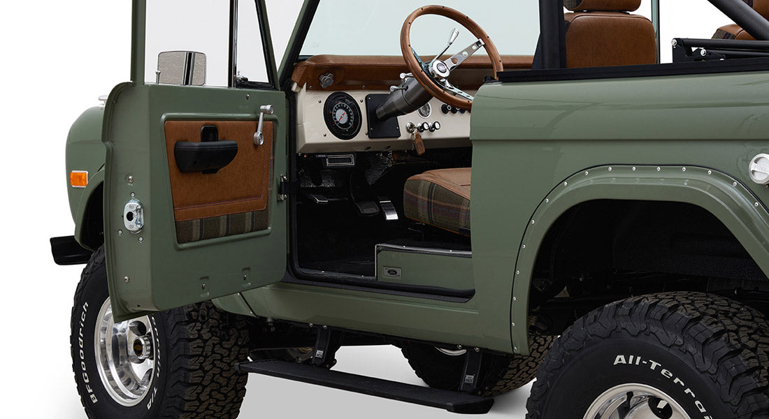 Classic Ford Bronco interior