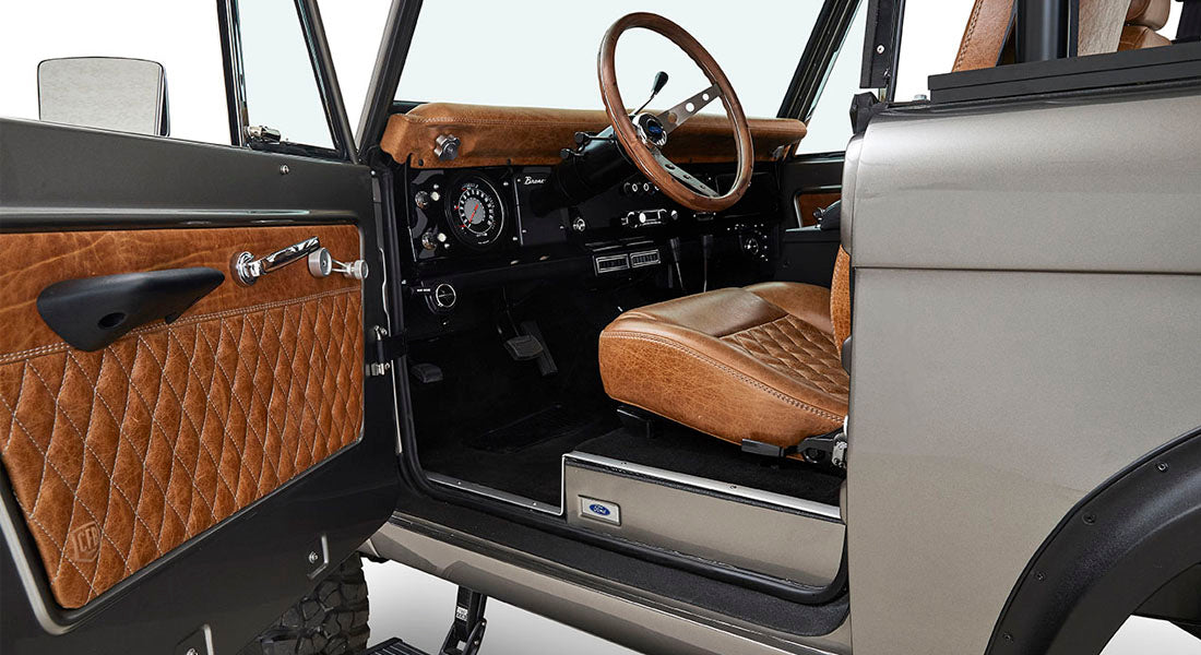 Classic Ford Bronco interior