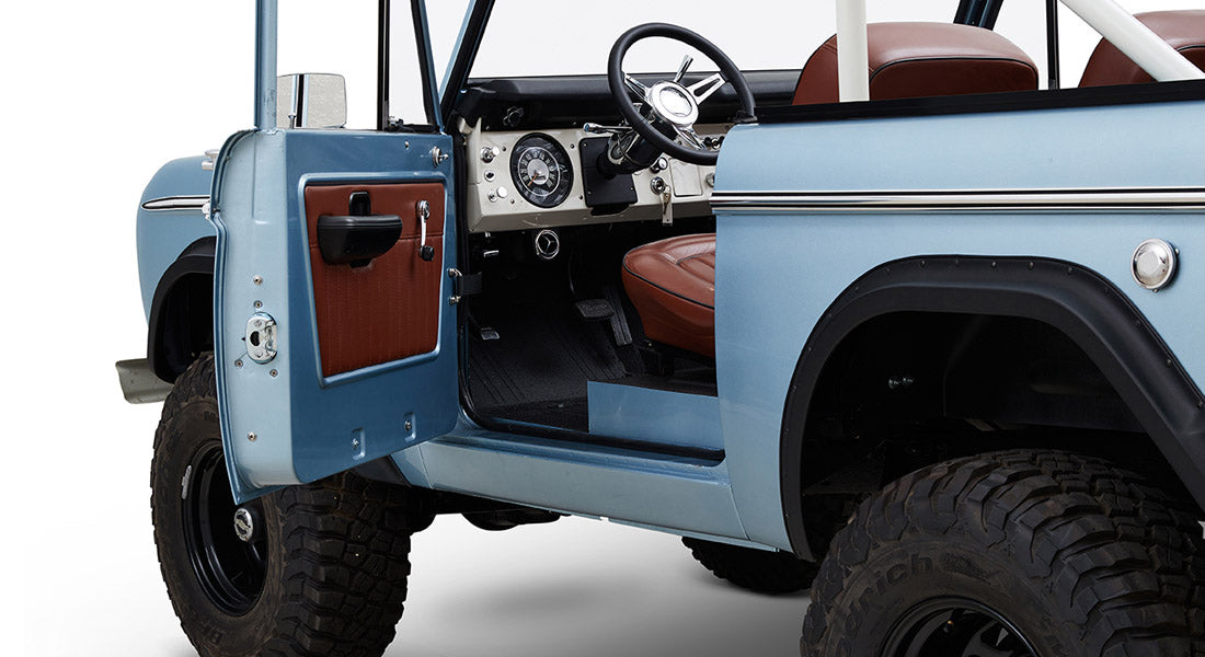 Classic Ford Bronco interior