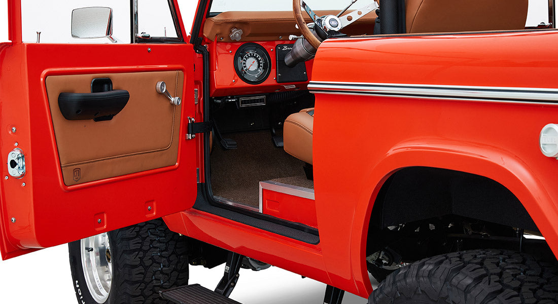 Classic Ford Bronco interior