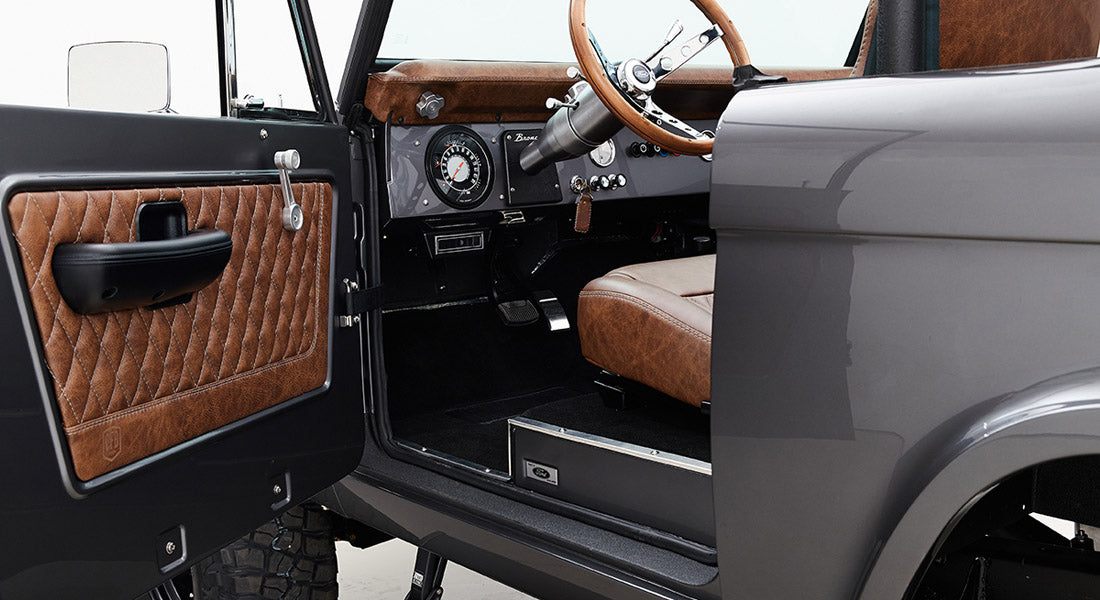 Classic Ford Bronco interior