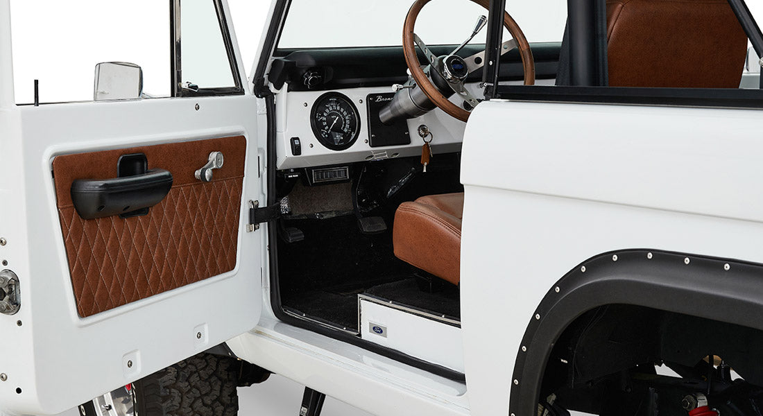 Classic Ford Bronco interior