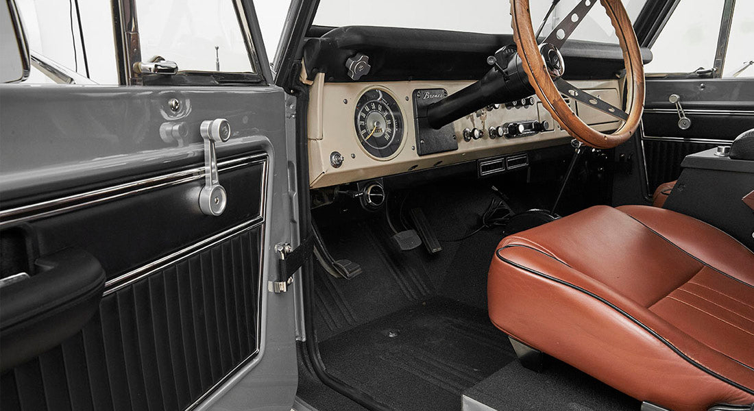 Classic Ford Bronco interior