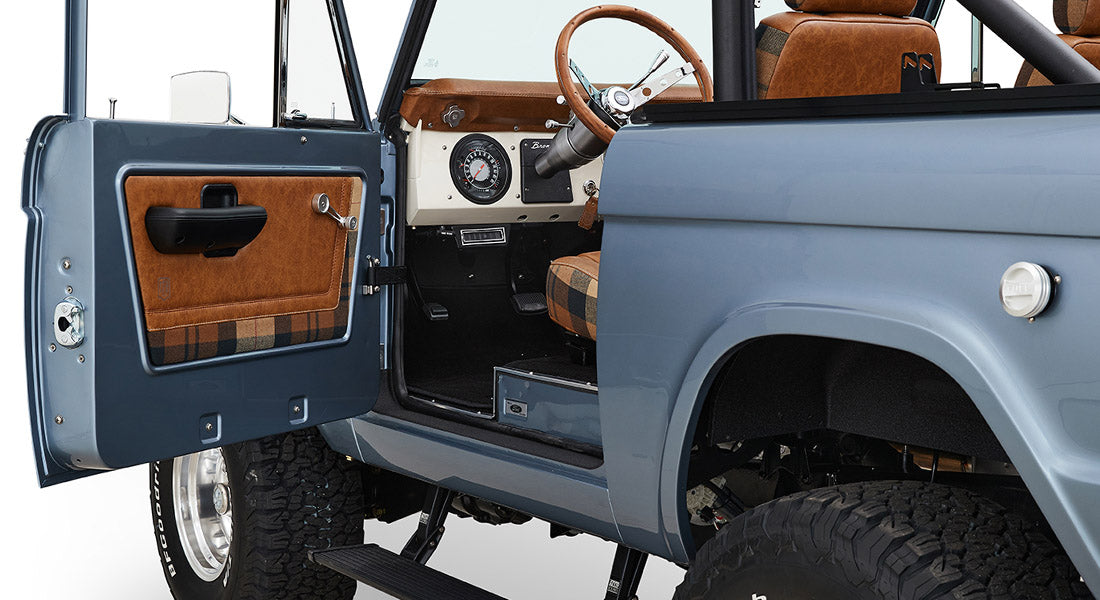 Classic Ford Bronco interior