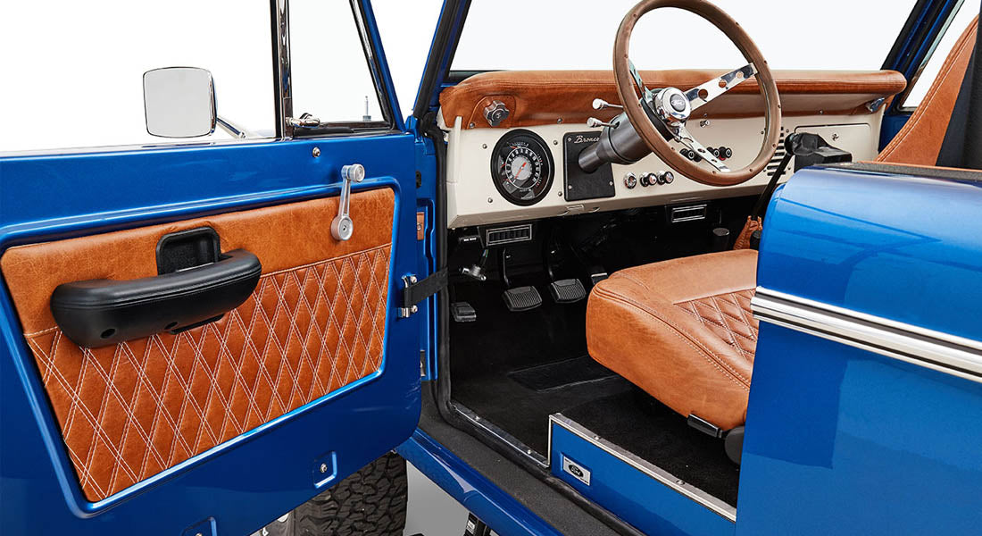 Classic Ford Bronco interior