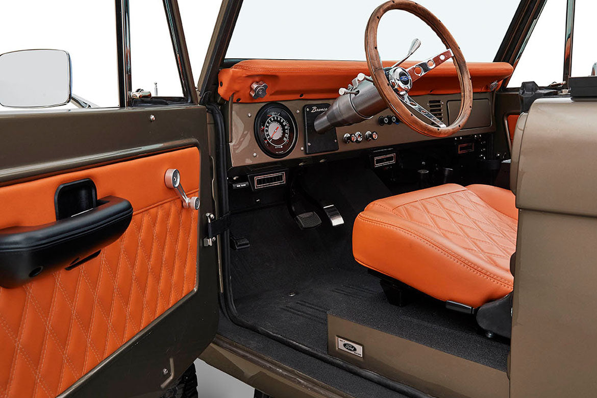 Classic Ford Bronco interior