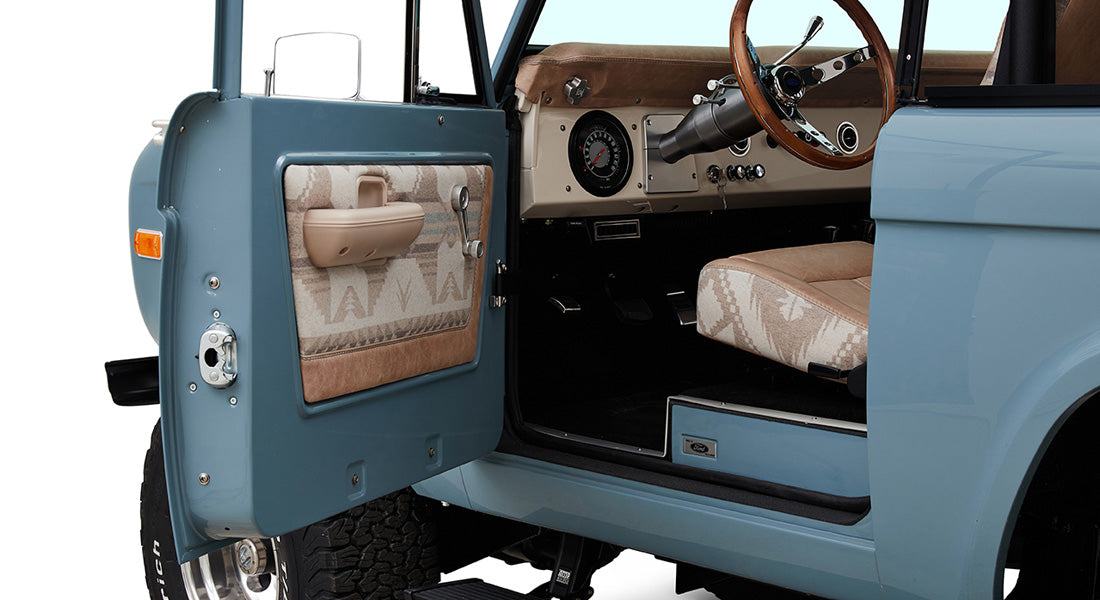 Classic Ford Bronco interior