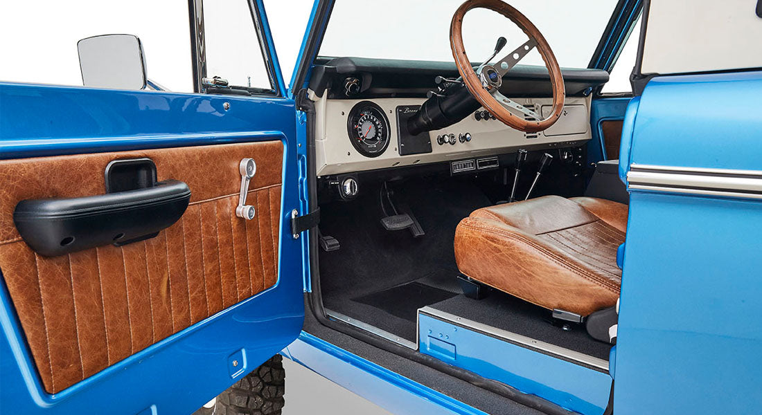 Classic Ford Bronco interior