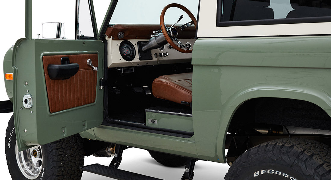 Classic Ford Bronco interior
