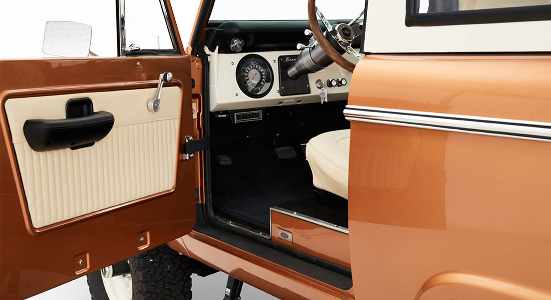 Classic Ford Bronco interior