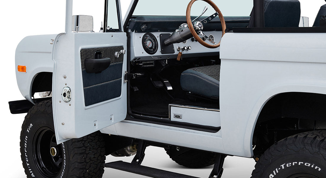 Classic Ford Bronco interior