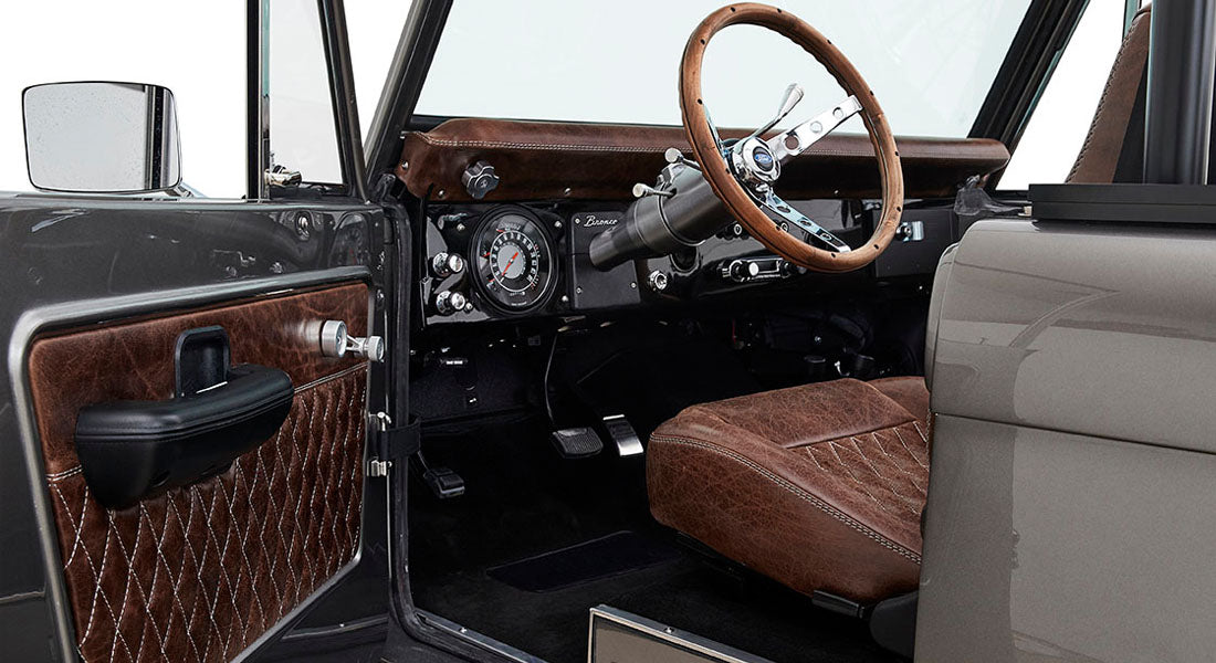 Classic Ford Bronco interior