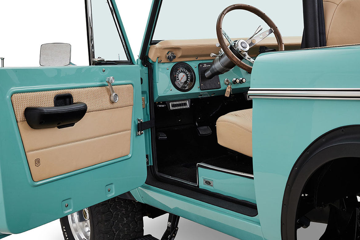 Classic Ford Bronco interior