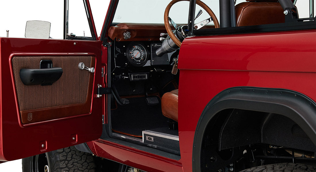 Classic Ford Bronco interior