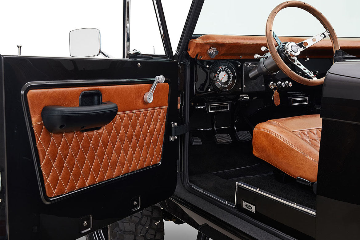 Classic Ford Bronco interior