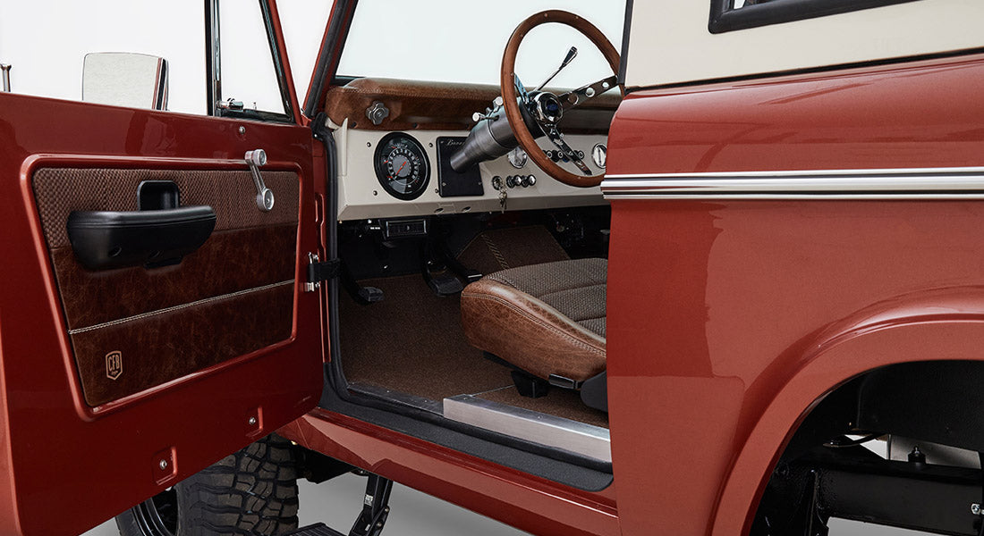Classic Ford Bronco interior