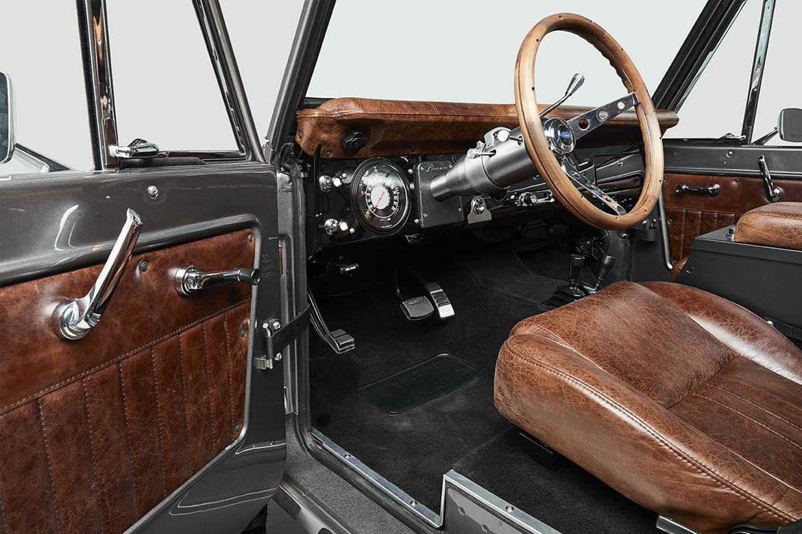 Classic Ford Bronco interior