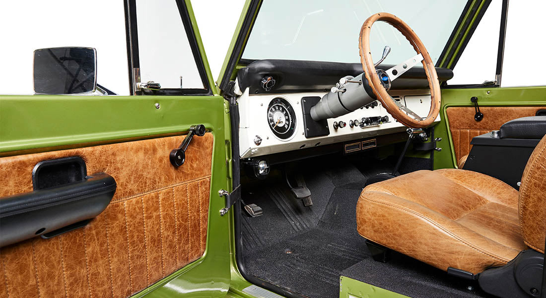 Classic Ford Bronco interior