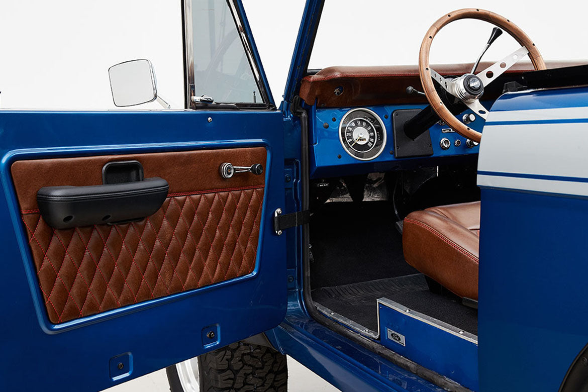 Classic Ford Bronco interior