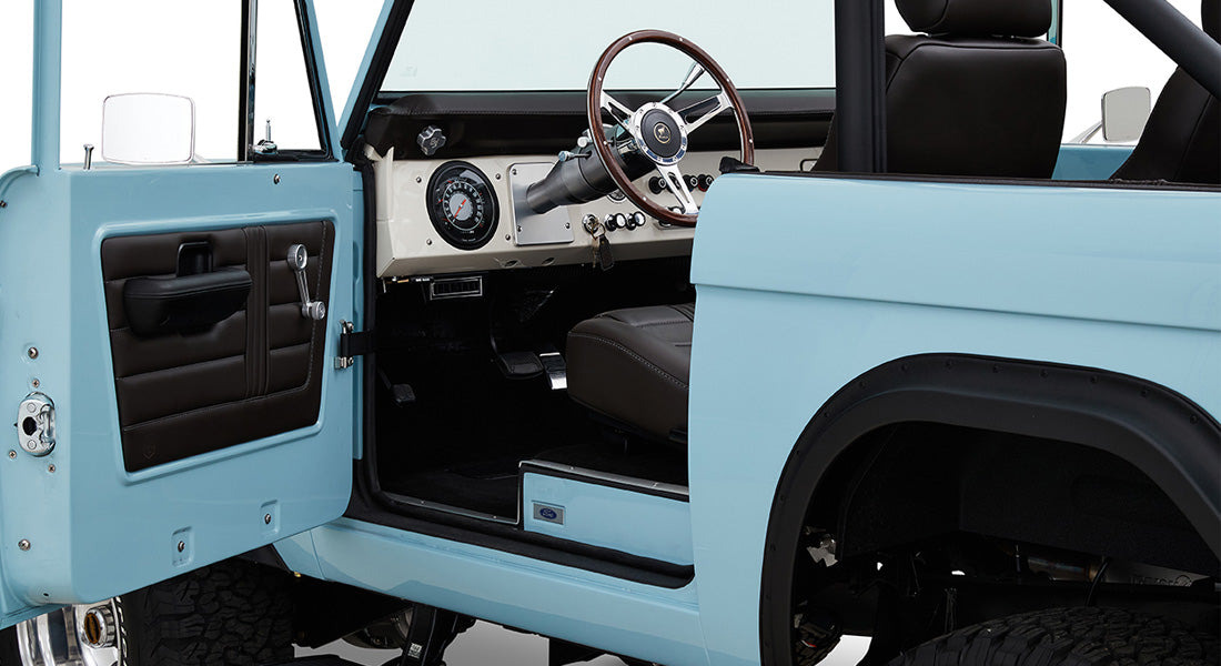 Classic Ford Bronco interior
