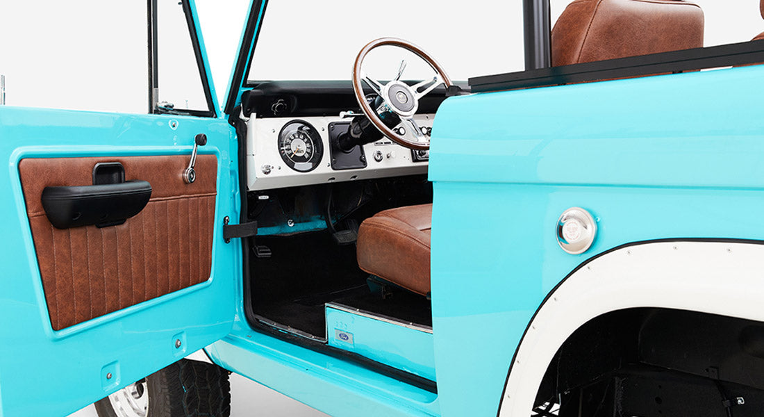 Classic Ford Bronco interior