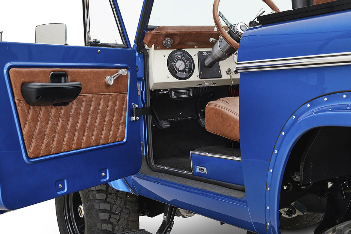 Classic Ford Bronco interior