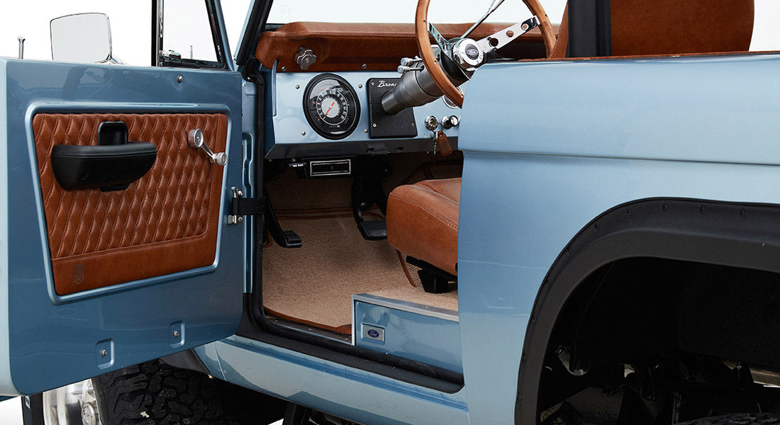 Classic Ford Bronco interior