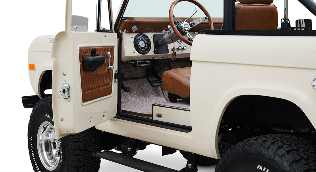 Classic Ford Bronco interior