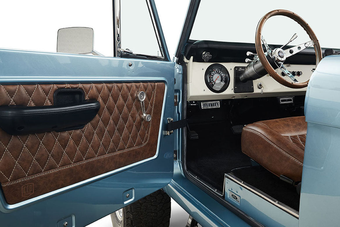 Classic Ford Bronco interior