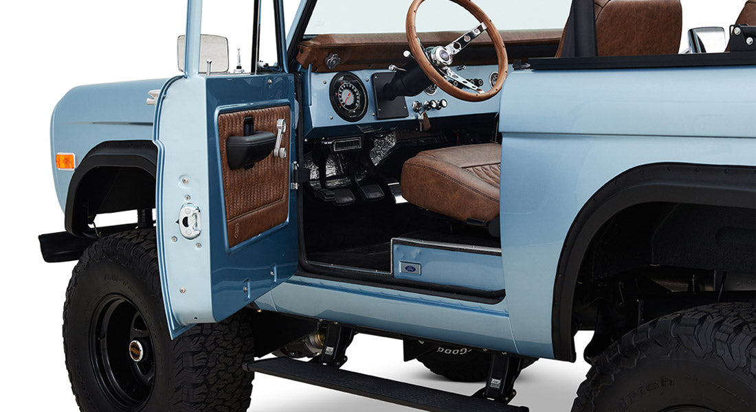 Classic Ford Bronco interior