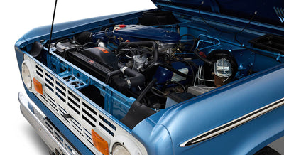 Ford Bronco Restored 1976 Brittany Blue 302 v8 with White Hard Top